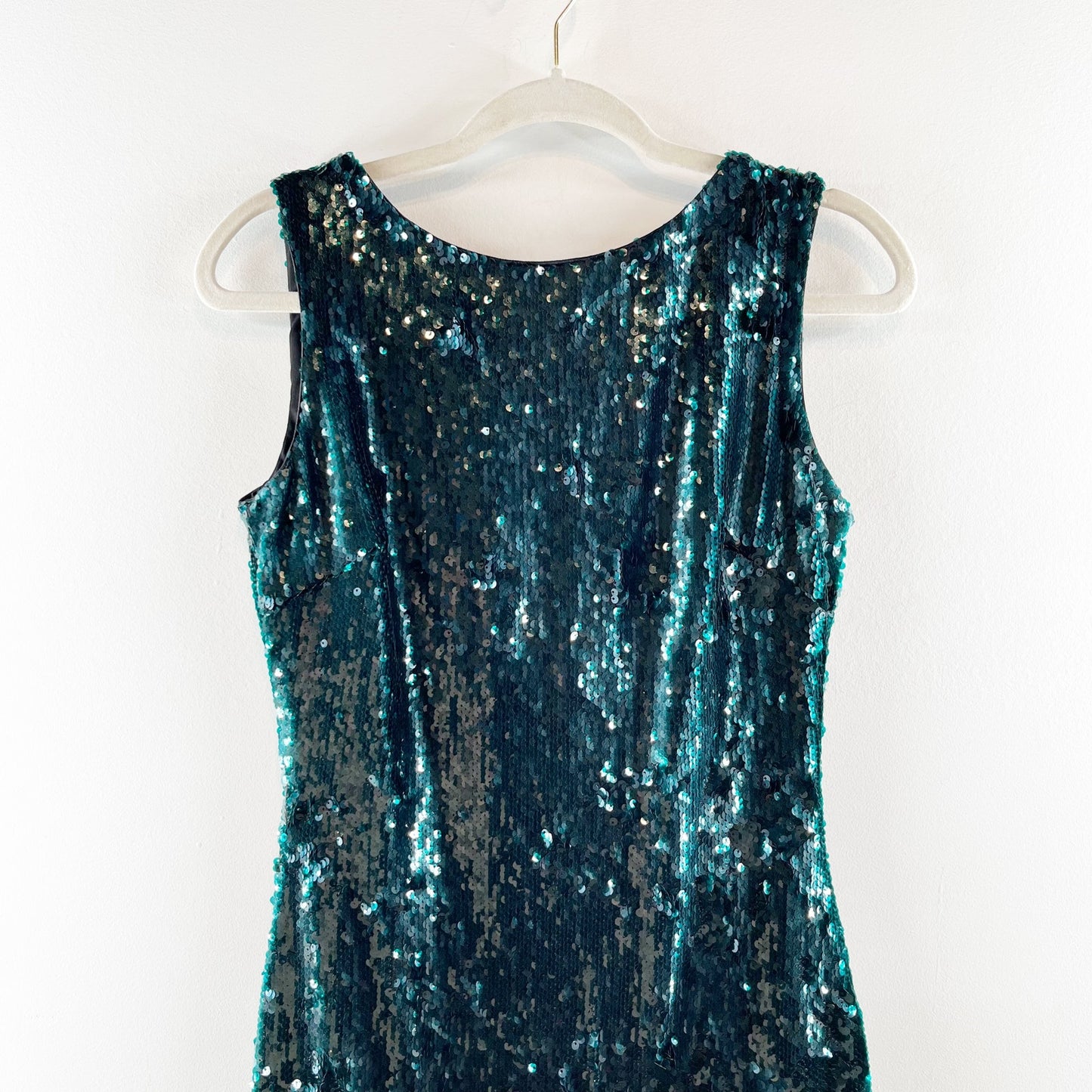 Dress The Population Audrey Sleeveless Sequin Midi Dress Green Medium