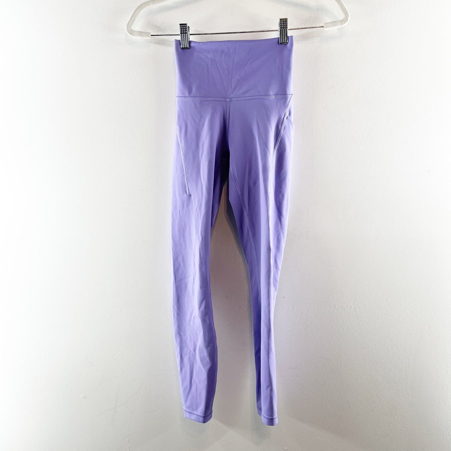 Lululemon Wunder Train High Rise Leggings With Pockets Lavender Purple 2
