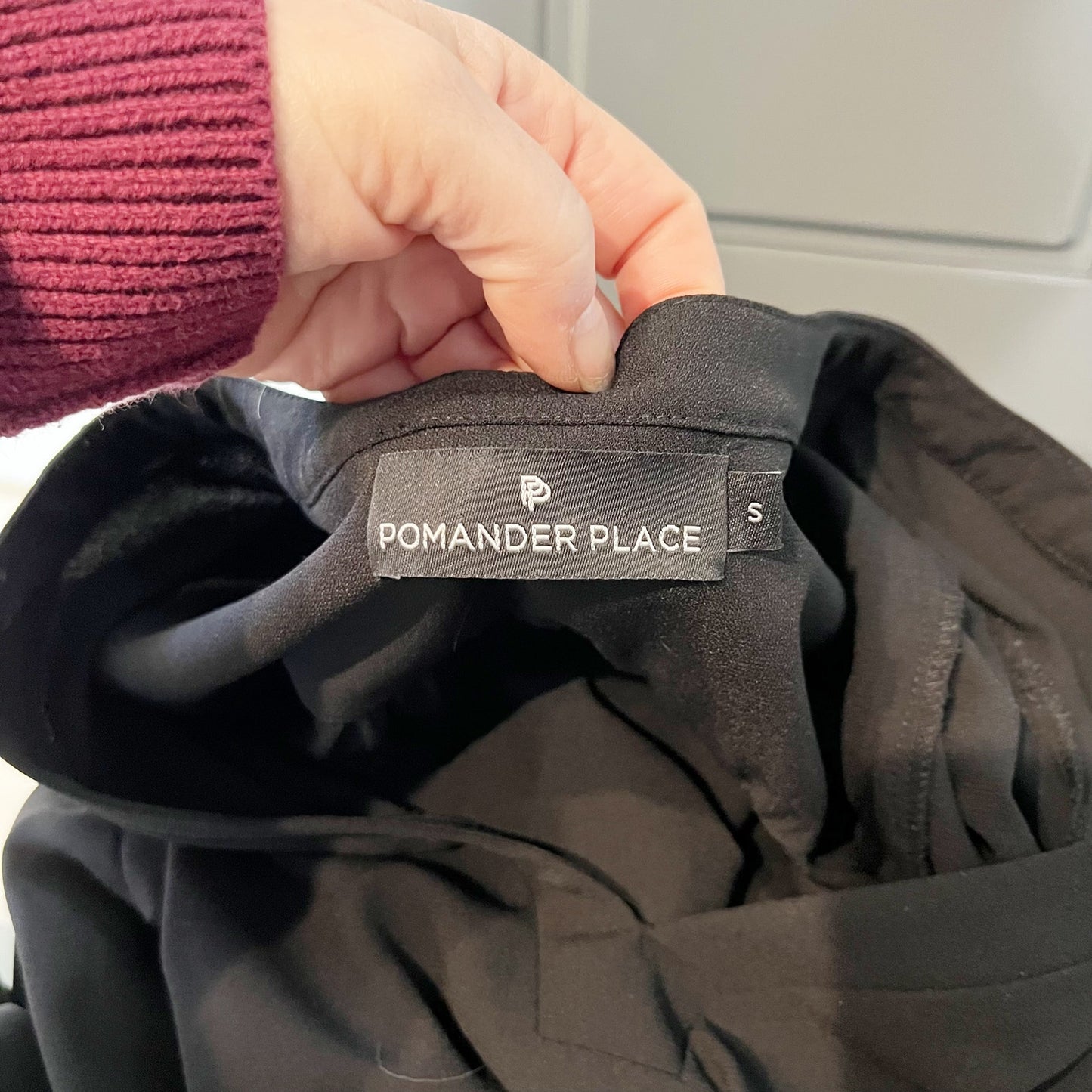 Pomander Place Tuckernuck Kenzo Tiered Mini Babydoll Dress Black Small