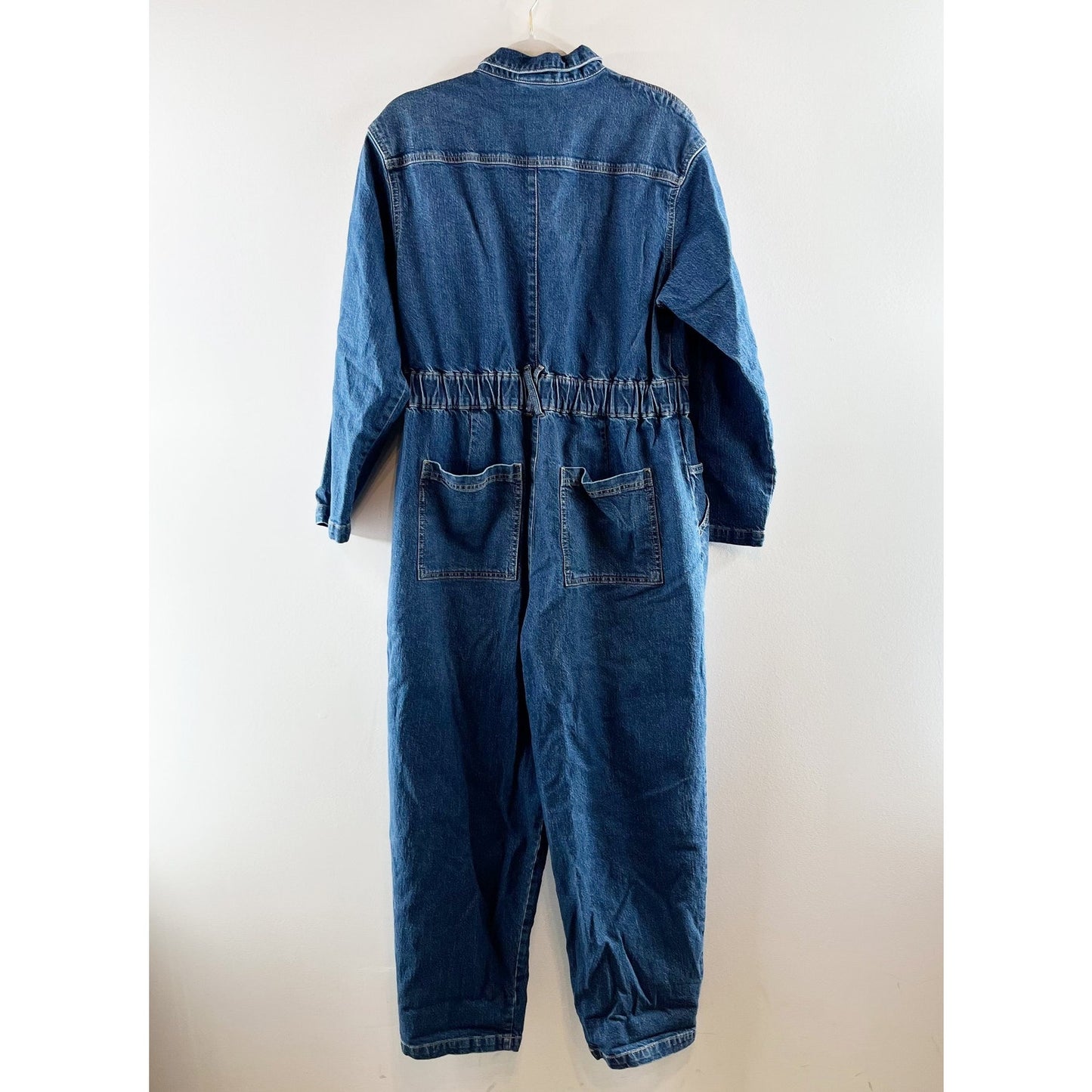 Universal Thread Denim Long Sleeve Coverall Utility Jumpsuit Blue 12