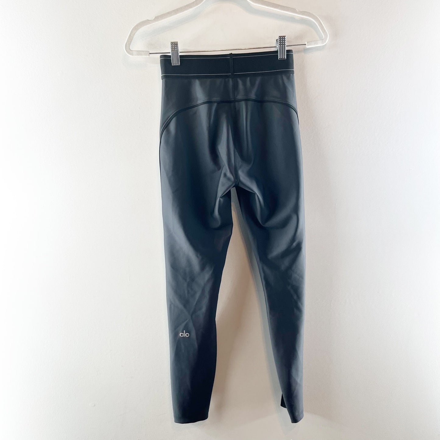 Alo Airlift High-Waist Suit Up Leggings Anthracite Black / Grey Small