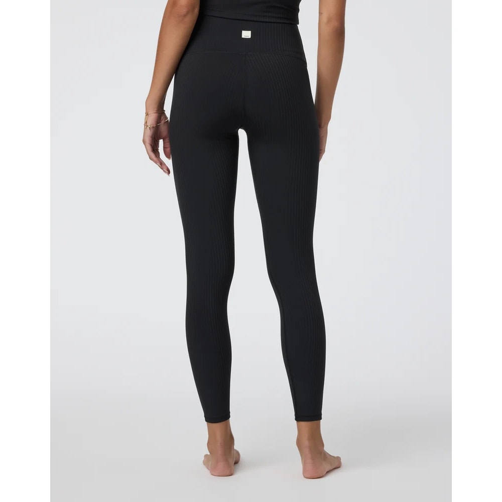 Vuori Inversion Rib High Rise Leggings Black Small