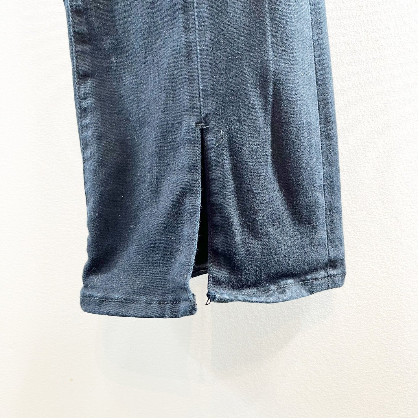 American Eagle High Rise Skinny Kick Split Hem Flare Jeans Dark Blue 12 X-Long