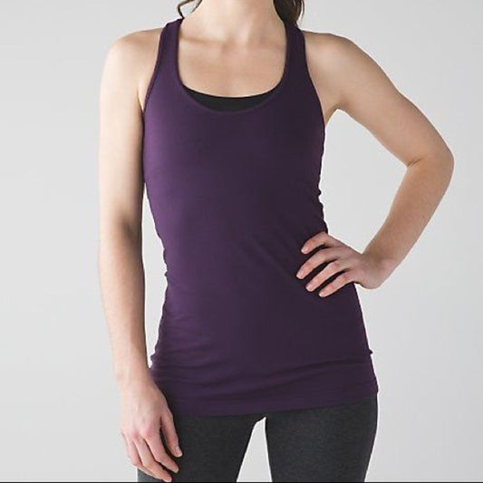 Lululemon Racerback Scoopneck Tank Top Plum Purple Small