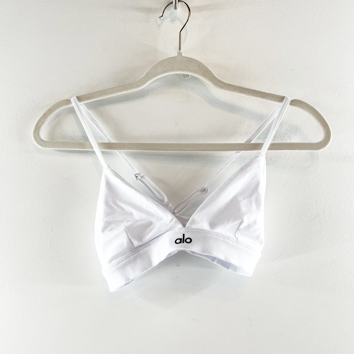 Alo Splendor Bra White Small