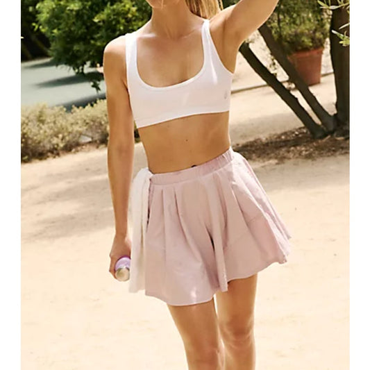 FP Movement Center Court Flowy Active Shorts Mauve Pink XS