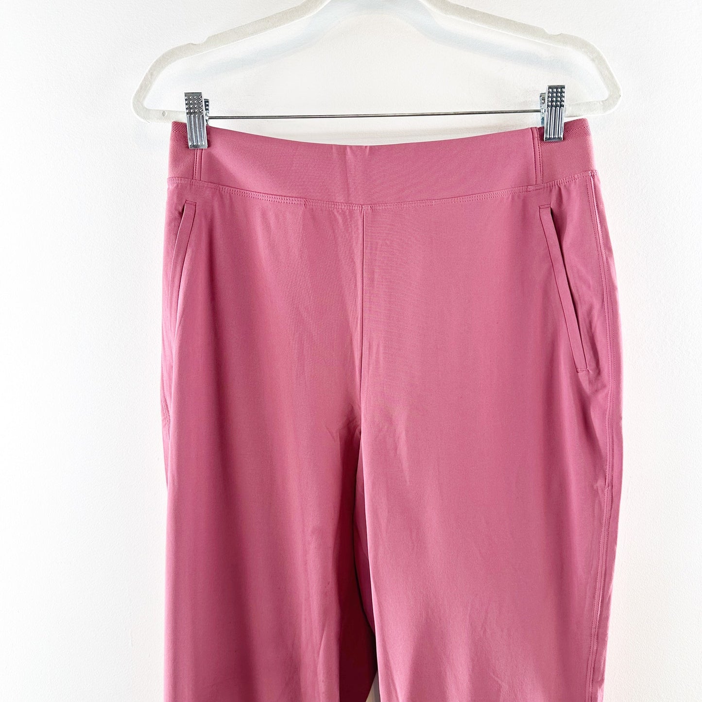 Athleta Brooklyn Heights High Rise Jogger Pants Berry Rose Red Pink 10