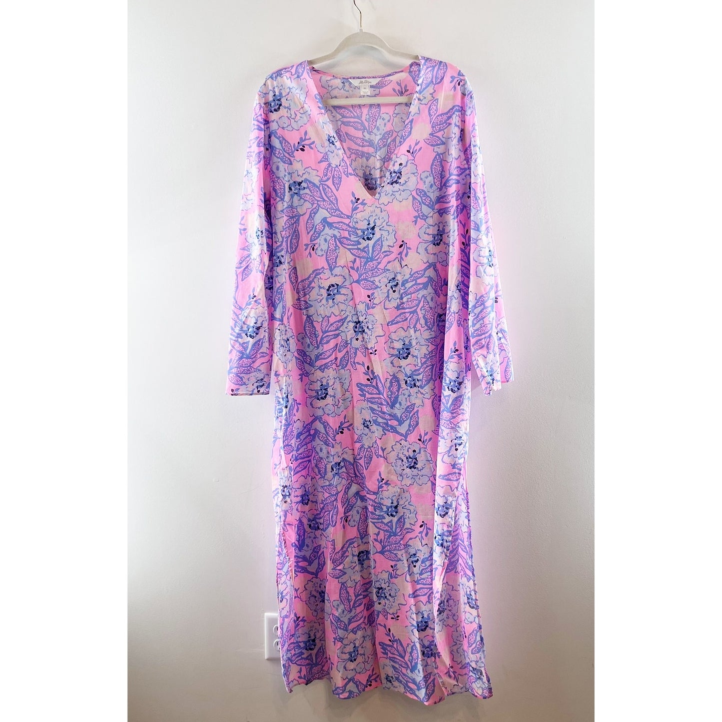 Lilly Pulitzer Perry Cover Up Maxi Dress Multi Totally Koalafied Pink XL