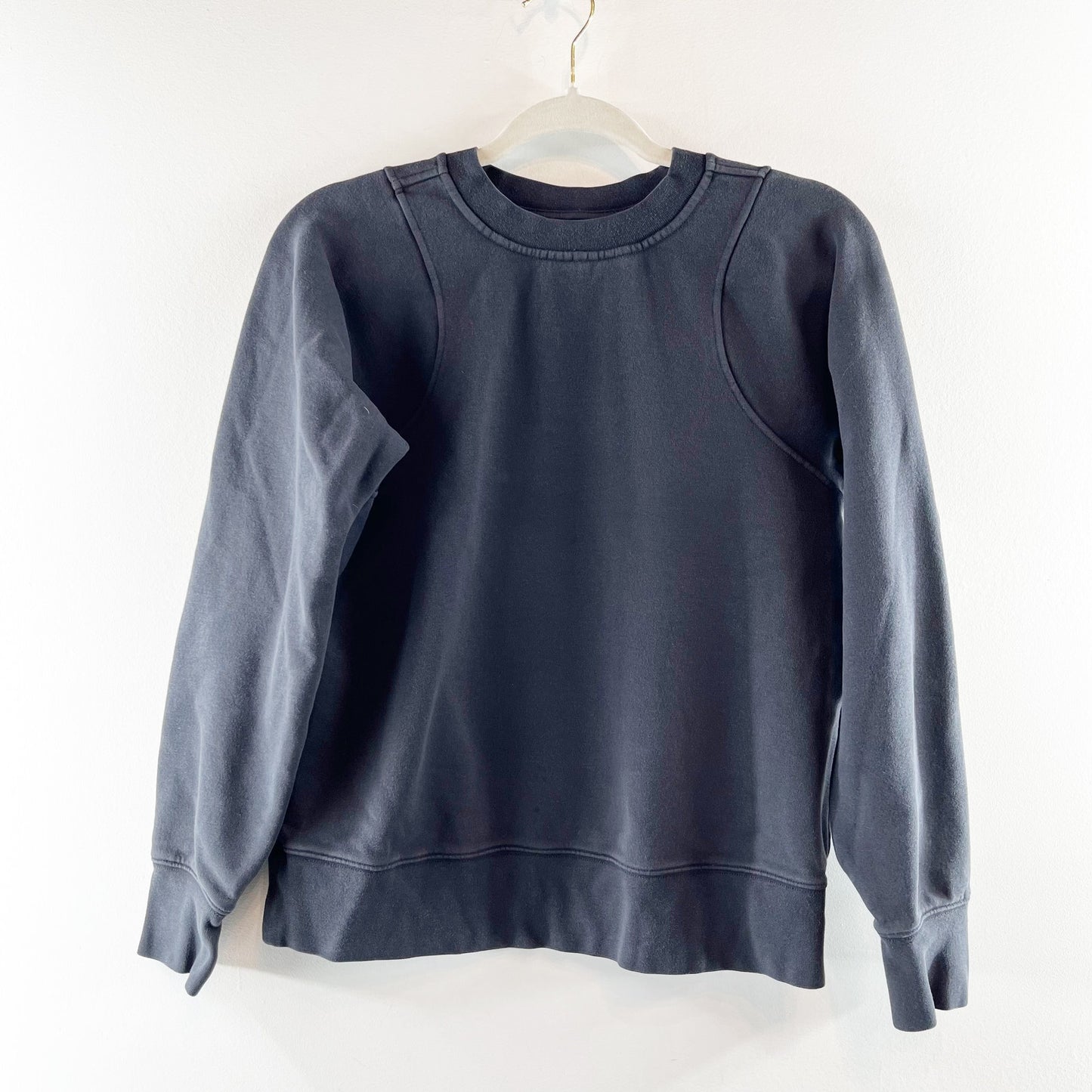 Lululemon Loungeful Crewneck Pullover Sweatshirt Black Small