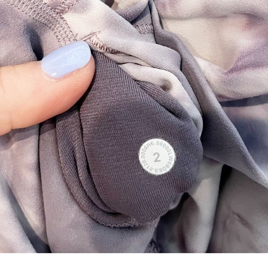Lululemon Align Crop 21" Diamond Dye Diamond Dye Pink Bliss Graphite Purple 2