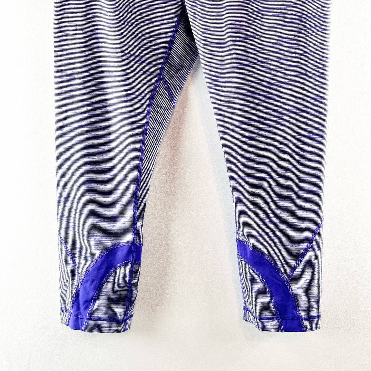 Lululemon Run: Inspire Crop II All Luxtreme Active Legging Space Bruised Berry 8