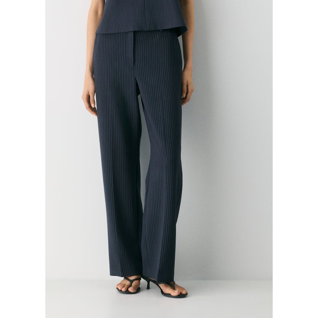 Babaton Aritzia Element Tube Top and Agency Trouser Pants Set hugh str admrl 4
