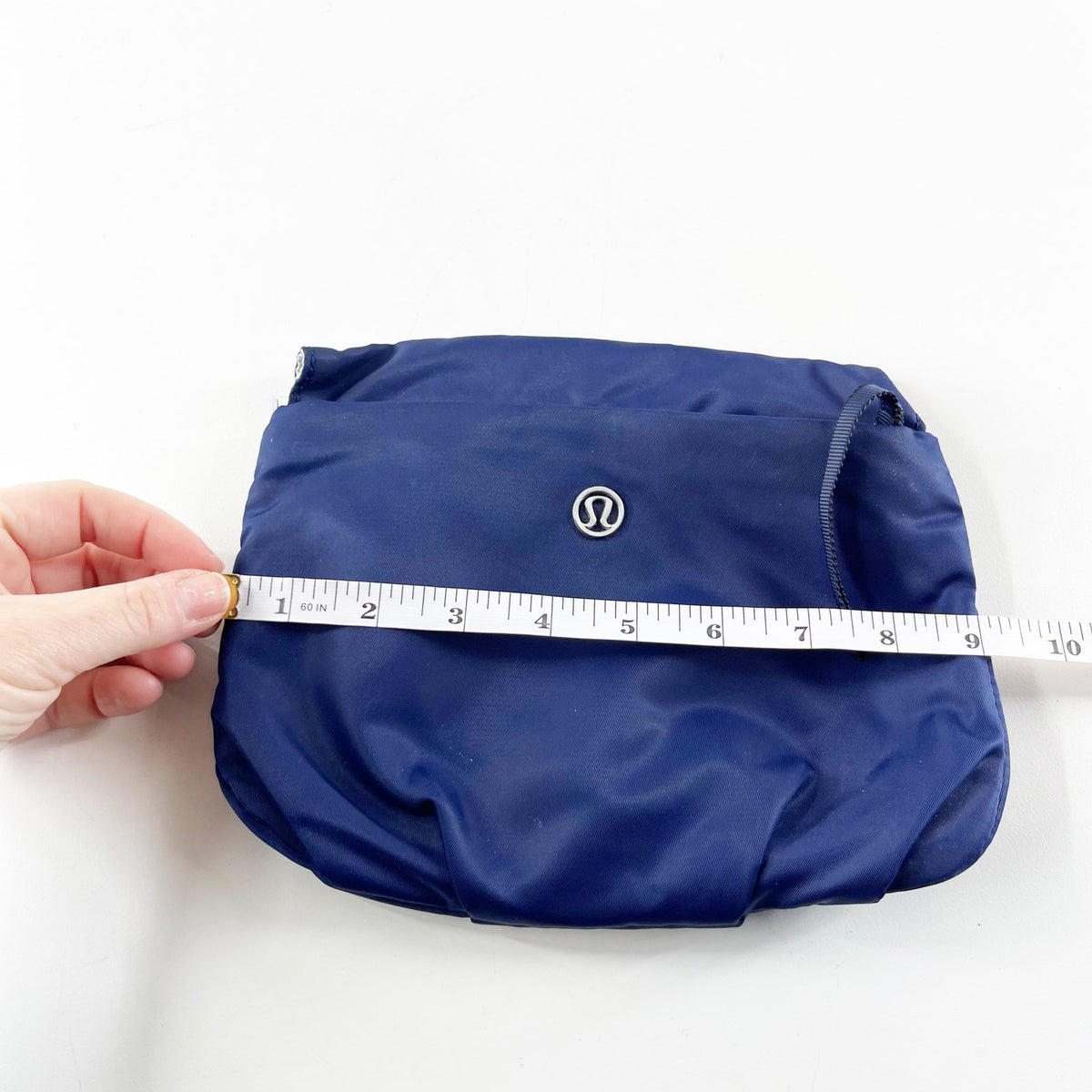 Lululemon Blue Nylon Small Pouch Wallet Zip Pocket