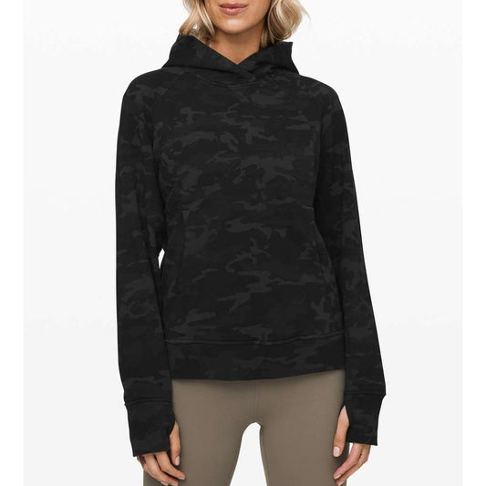 Lululemon Scuba Hoodie Pullover Sweatshirt Incognito Camo Multi Grey 2
