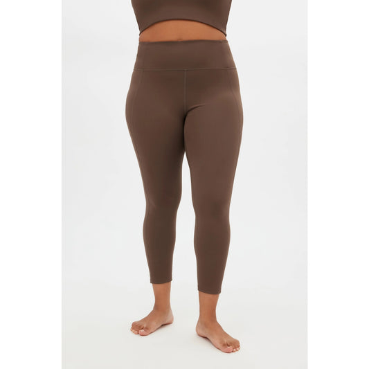 Girlfriend Collective High Rise Compressive Leggings Yoga Pants Cafe Brown XL
