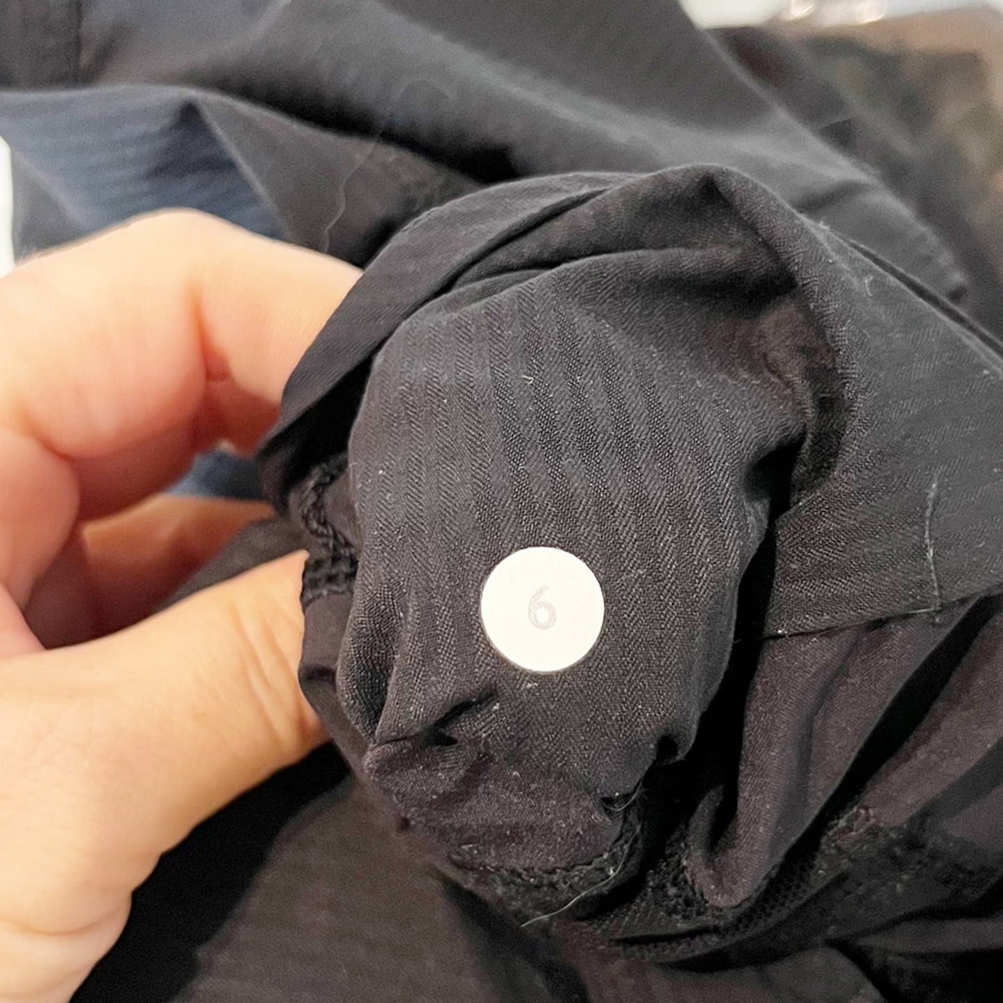 Lululemon Mid Rise Studio Straight Leg Pants Black 6