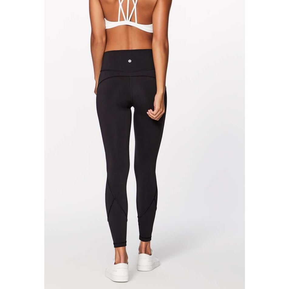 Lululemon Athletica In Movement 7/8 Tight Leggings Everlux 25" Black 6