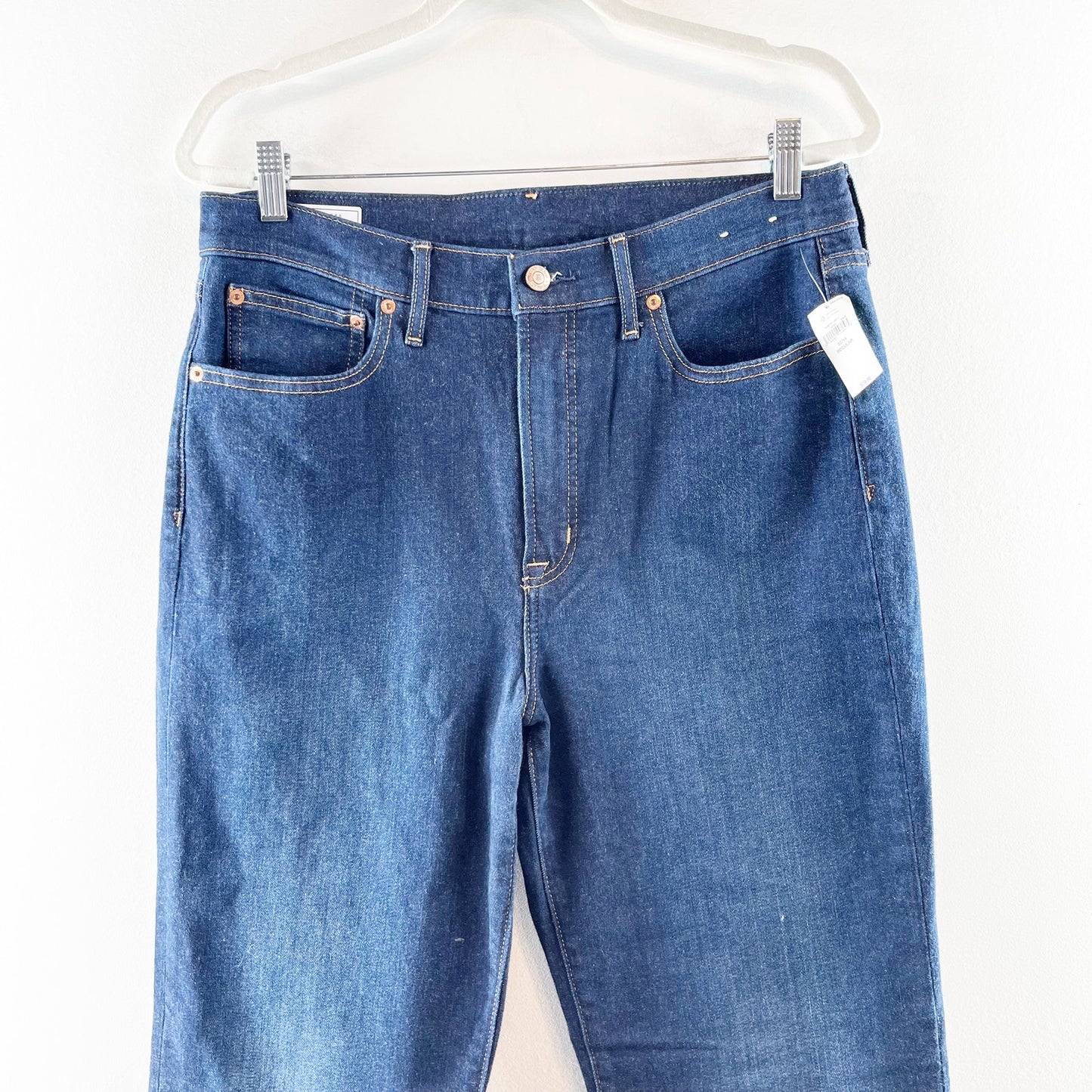 GAP High Rise 70s Flare Leg Jeans Dark Wash Blue 32 / 14