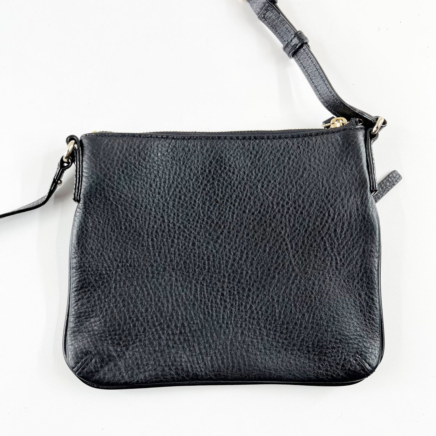 Kate Spade Cobble Hill Crossbody Messenger Pebbled Leather Black