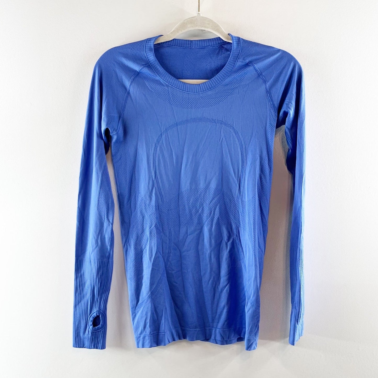Lululemon Swiftly Tech Long Sleeve Tee Shirt 2.0 Race Length Blue Nile 6