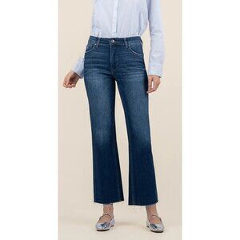 Kut From The Kloth Kelsey High Rise Fab Ab Flare Jeans Blue 2