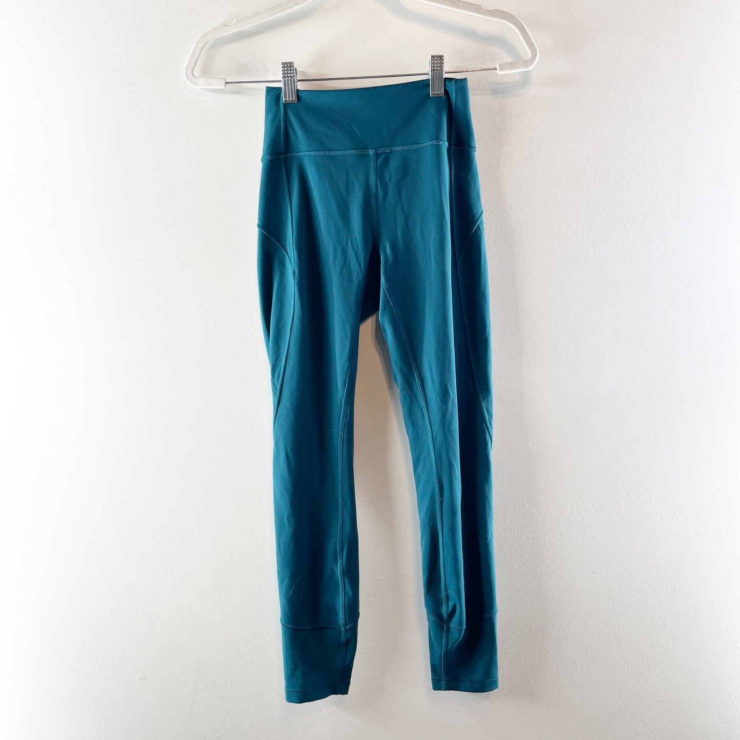 Lululemon In Movement Tight Leggings 25" *Everlux Bermuda Teal Green 4