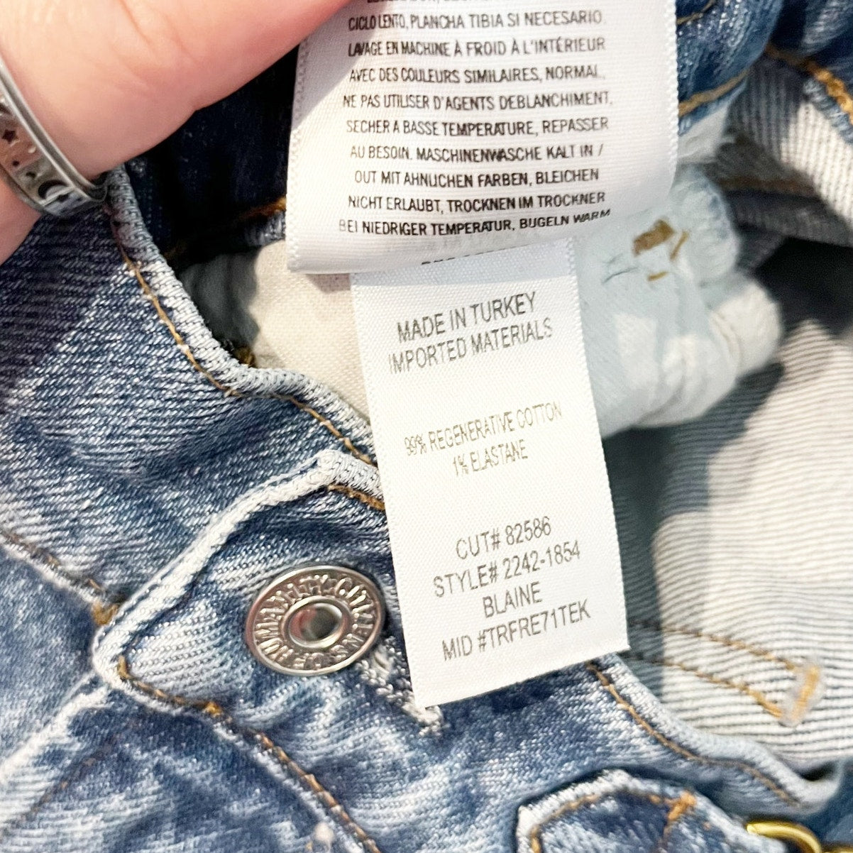 Citizens of Humanity Blaine Cotton Blend Vintage Denim Straight Jeans Alma 24