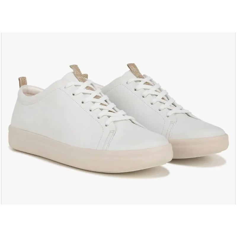Vionic Paisley Lace Up Casual Leather Low Top Sneakers White 9.5