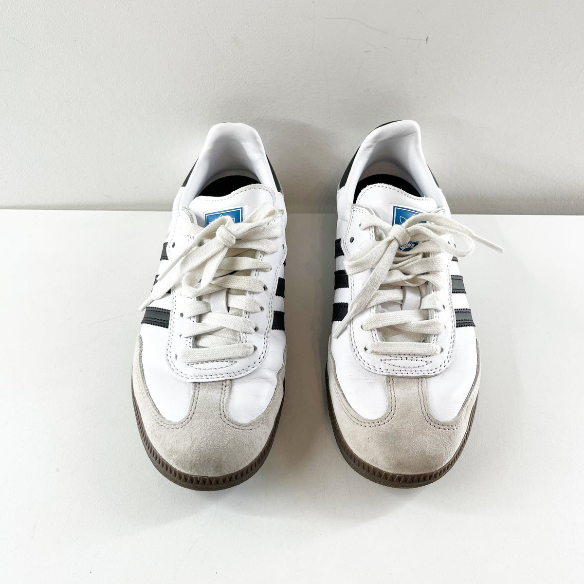 Adidas Samba OG Low Top Sneakers White Black 7.5