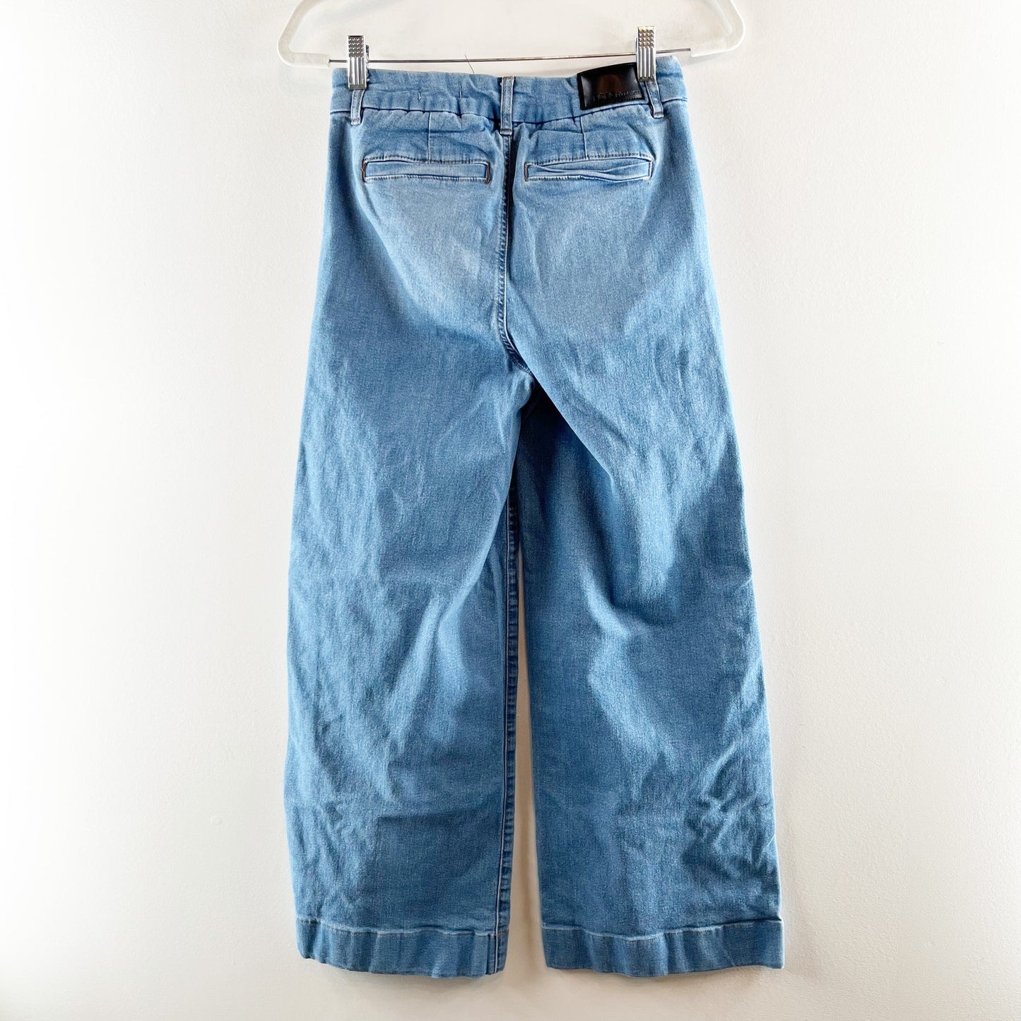 BCBGeneration High Rise Wide Leg Trouser Jeans Blue 7 / 28