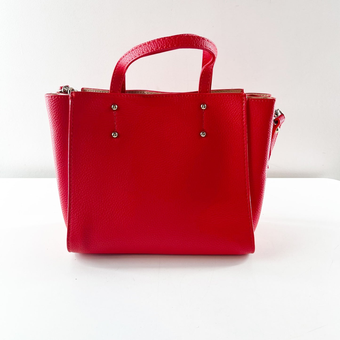 Ann Taylor Aurora Red Tote Crossbody Bag Purse