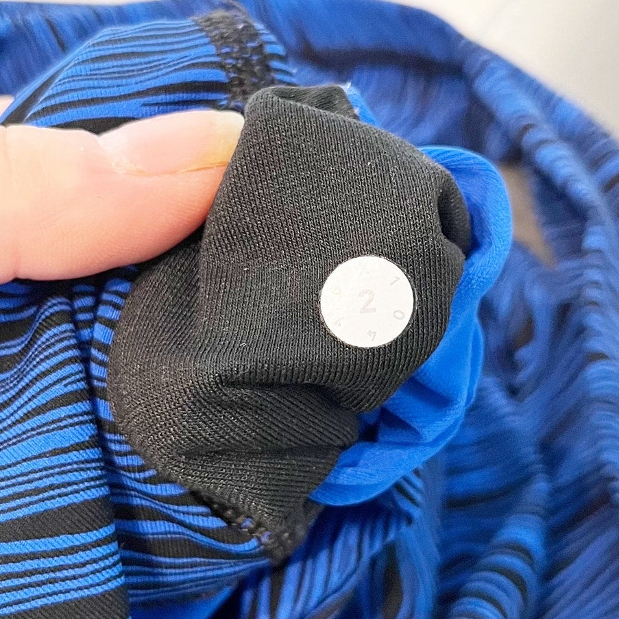 Lululemon High Times Pant (Full-On Luxtreme) Life Lines Cerulean Blue Black 2