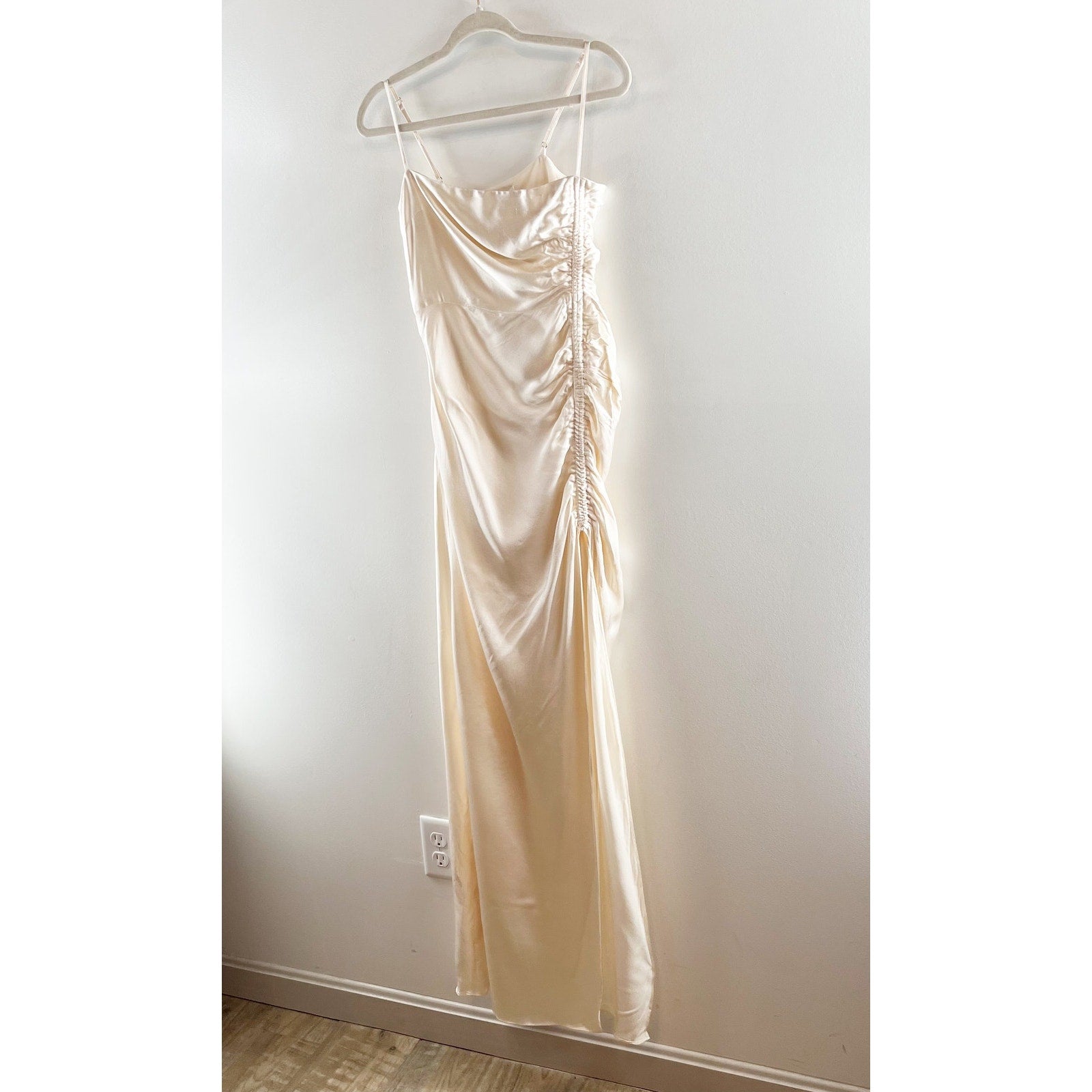 shona joy ruched backless slip dress Buy Shona Joy La Lune Ruched Backless Slip Dress Online