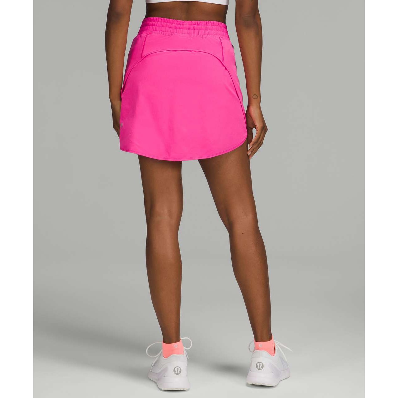 Lululemon Hotty Hot High-Rise Mini Skort Skirt Long Sonic Pink 4