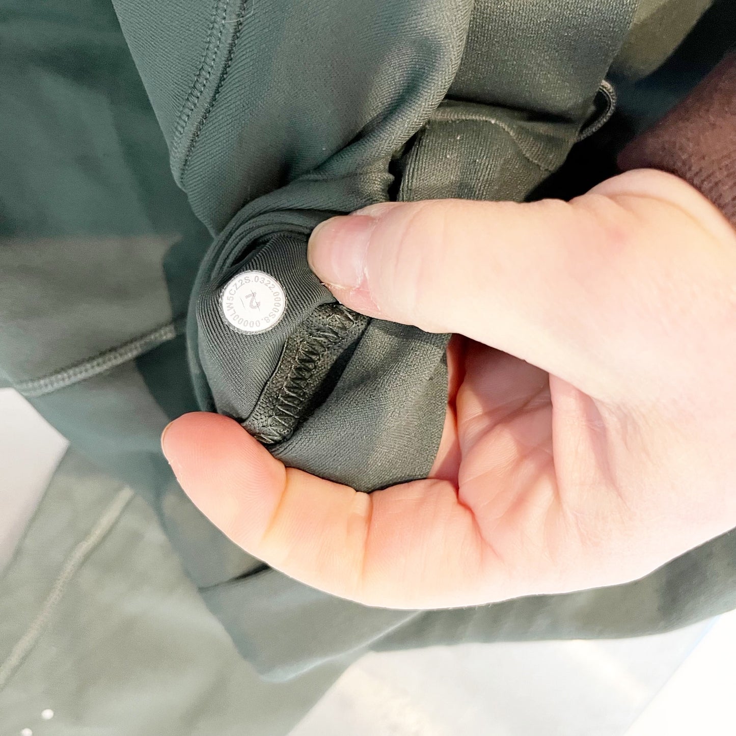 Lululemon Senseknit High Rise Running Leggings Tight 28" Smoked Spruce Green 2