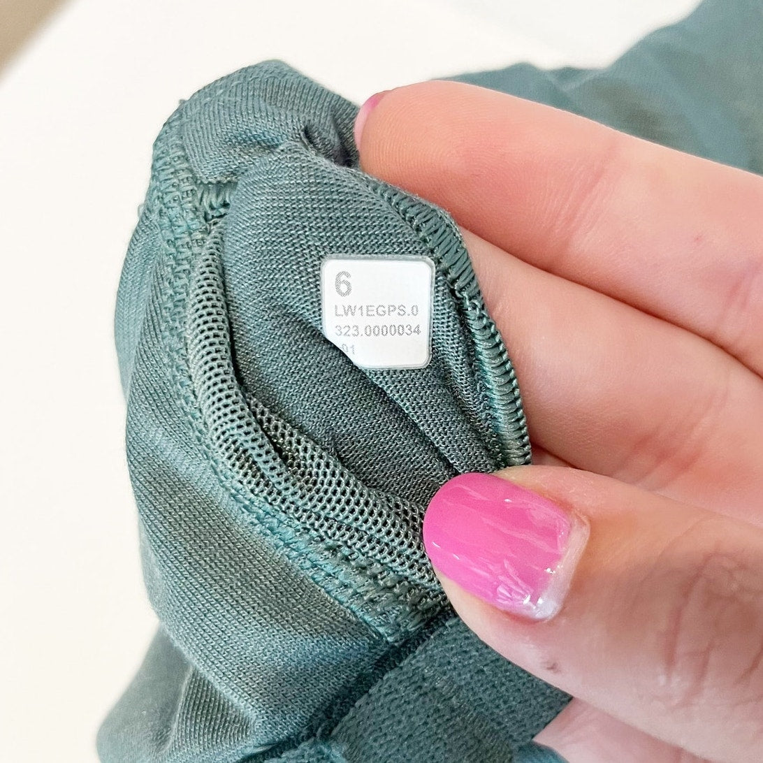 Lululemon Wunder Train Mesh Panel Tank Top Medium Forest Green 6