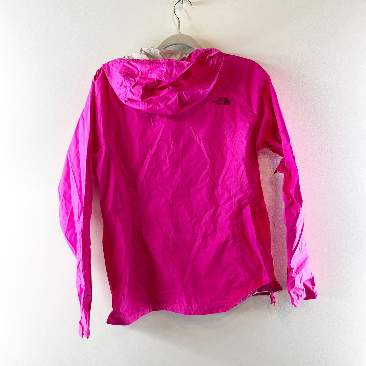 The North Face Hyvent Full Zip Long Sleeve Rain Jacket Pink Medium