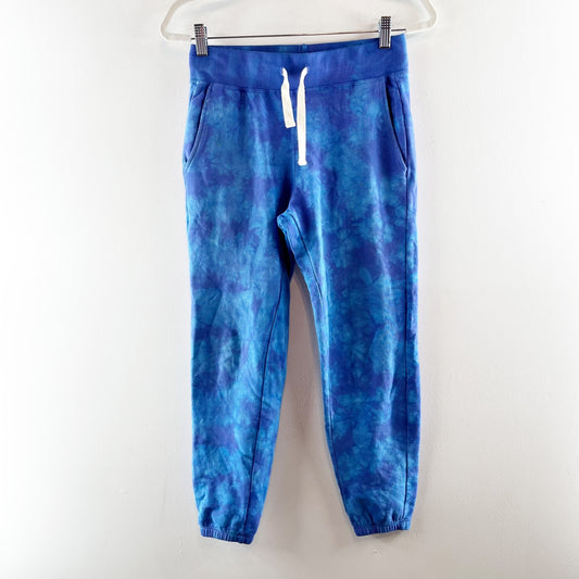 Electric & Rose High Rise Tie Dye Jogger Sweatpants Blue XS