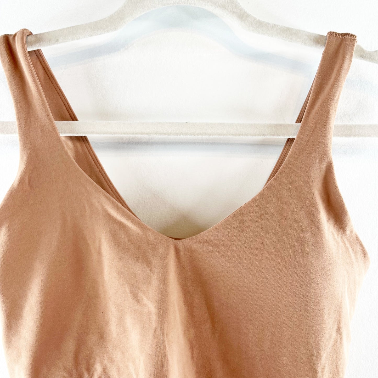 Lululemon Align Cropped V Neck Tank Top Brown 6