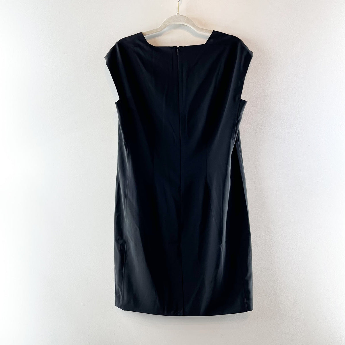 M.M Lafleur Maaza OrigamiTec Cap Sleeve Mini Travel Shift Dress Black 6