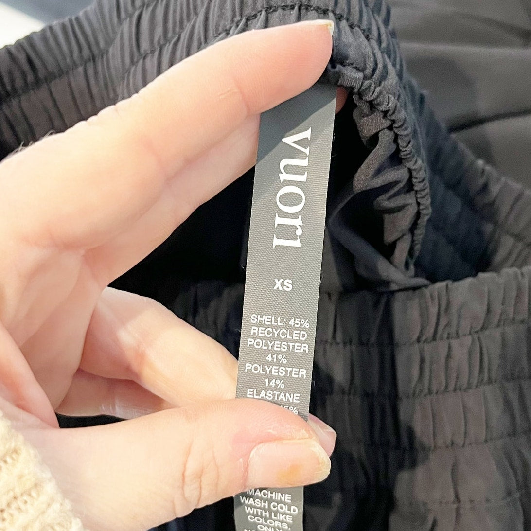 Vuori High Rise Villa Ankle Straight Leg Pants Black XS