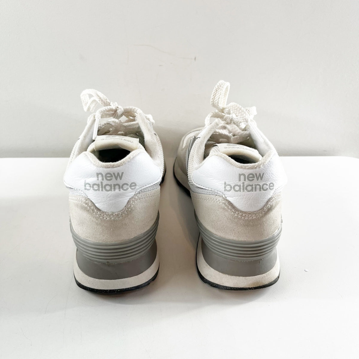 New Balance 574 Classic Sneakers Gray Cream White 6