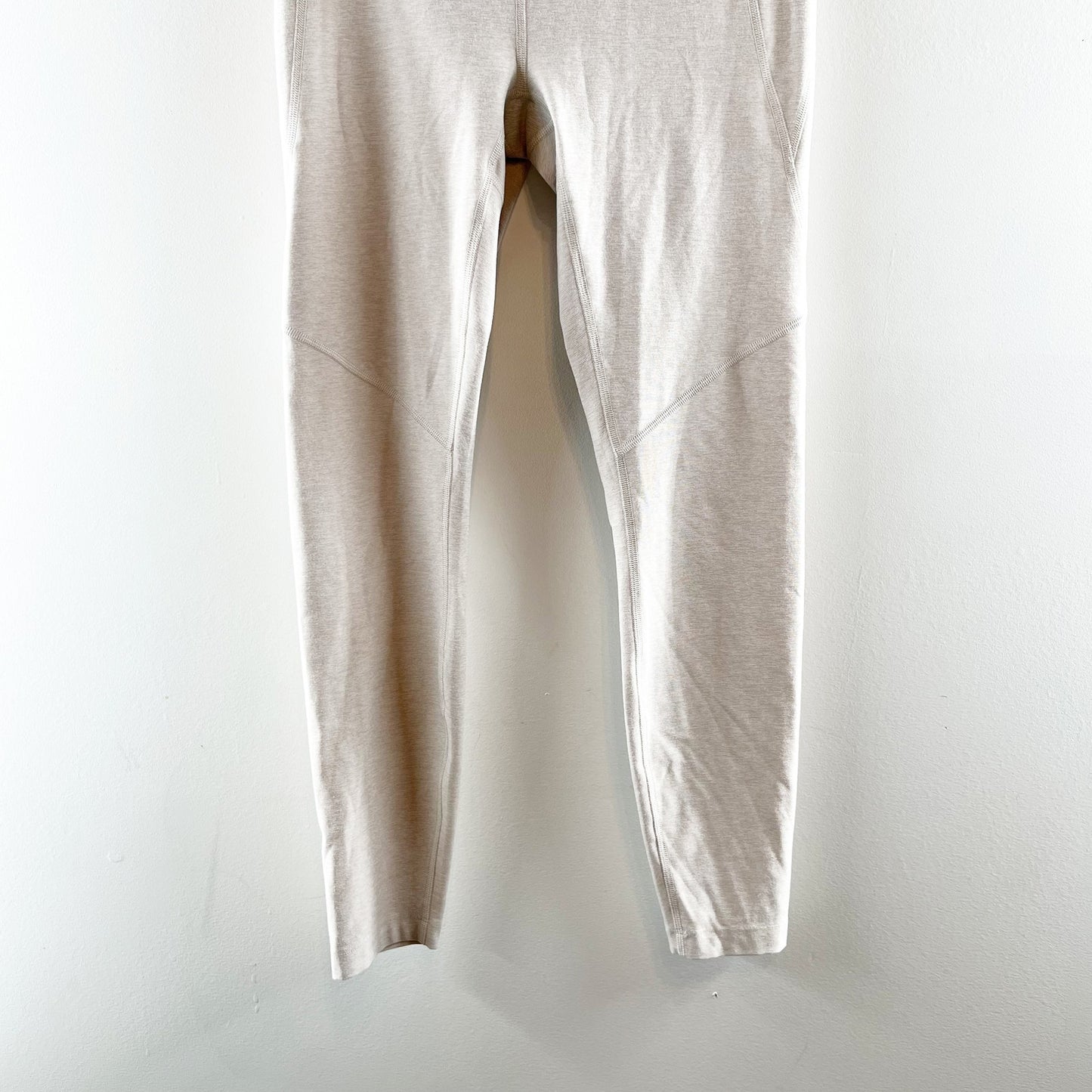 Outdoor Voices High Rise 7/8 Warm Up Leggings Cream Oatmeal Small