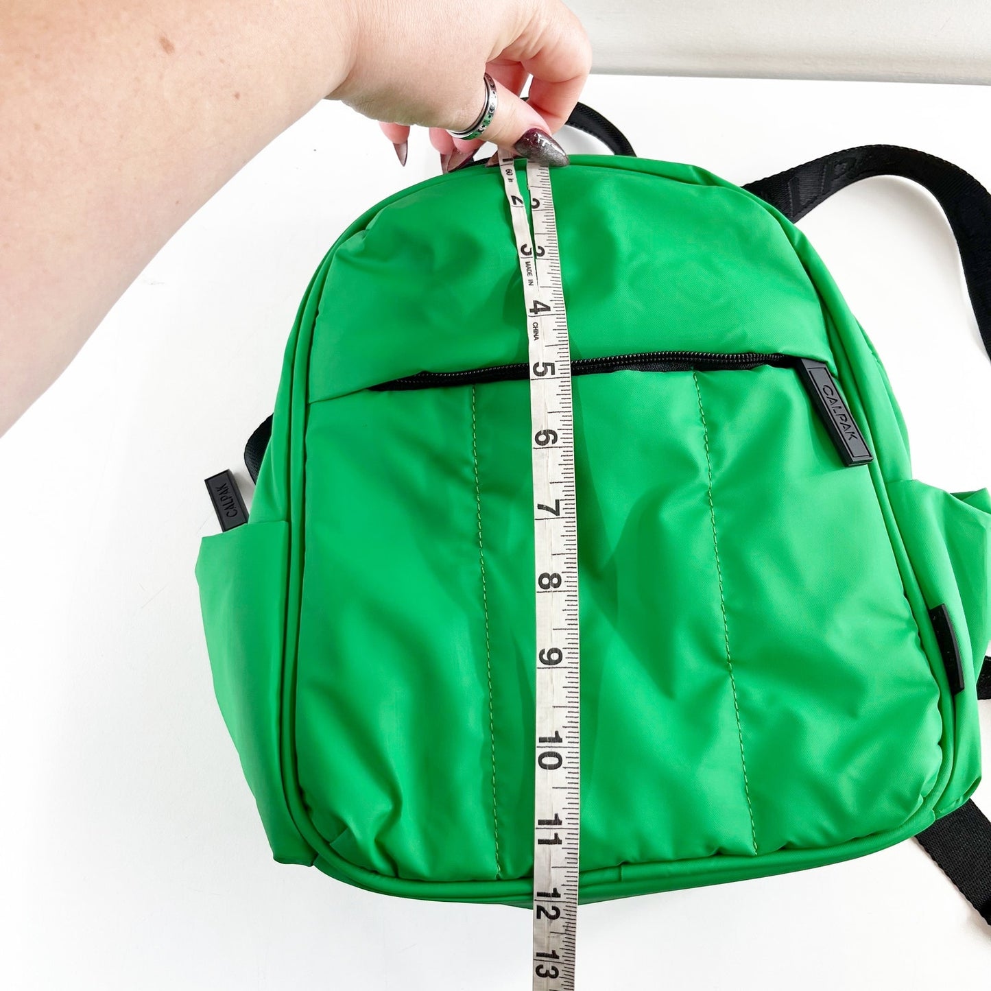Calpak Luka Mini Backpack in Green Apple