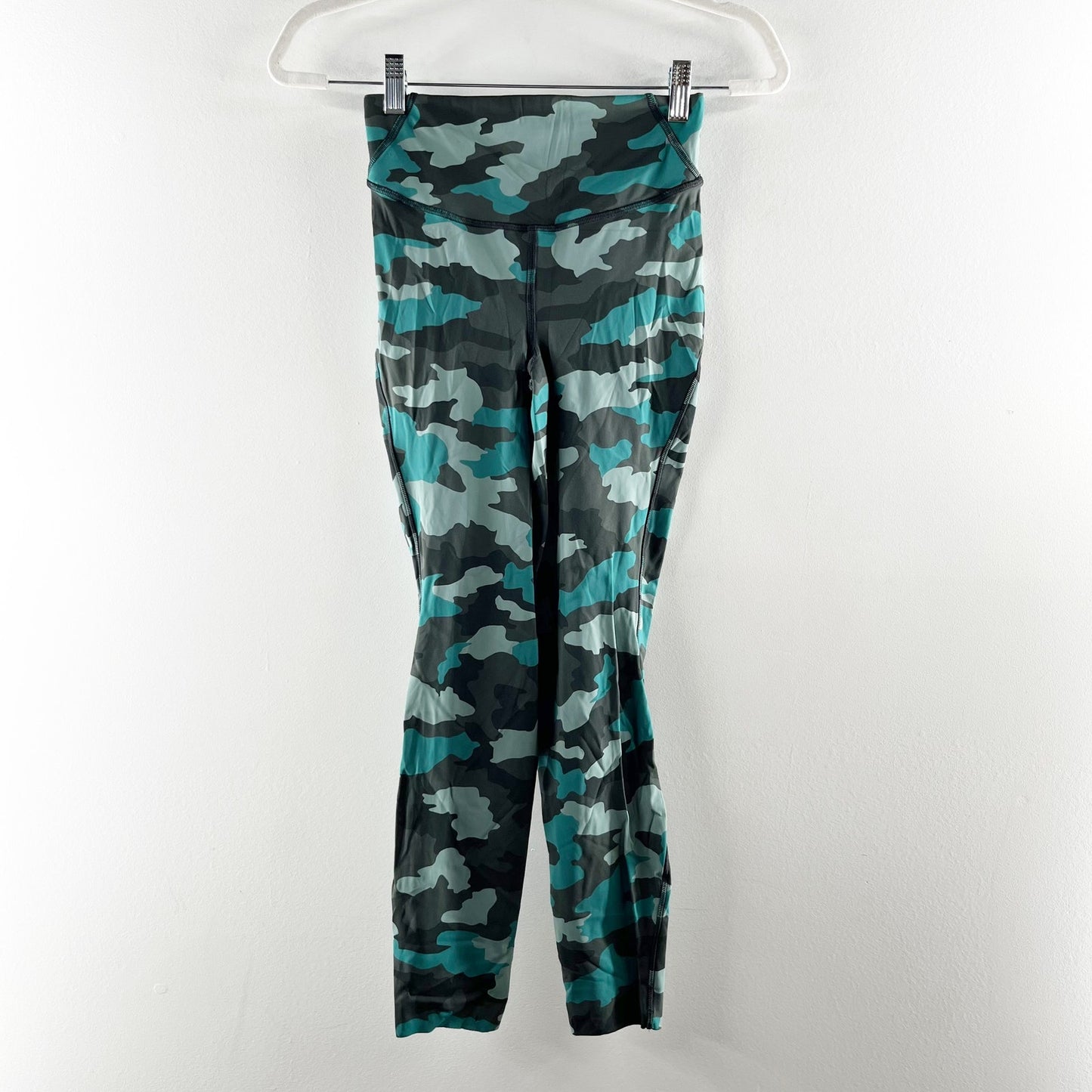 Lululemon Base Pace Tight 25" Heritage 365 Camo Tidewater Teal Multi Green 4