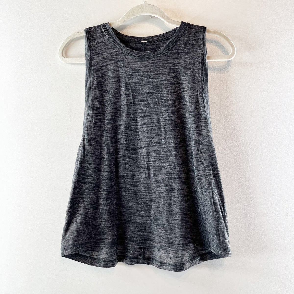 Lululemon Athletica Sleeveless Cardio Squad Tank Top II Heathered Black Small