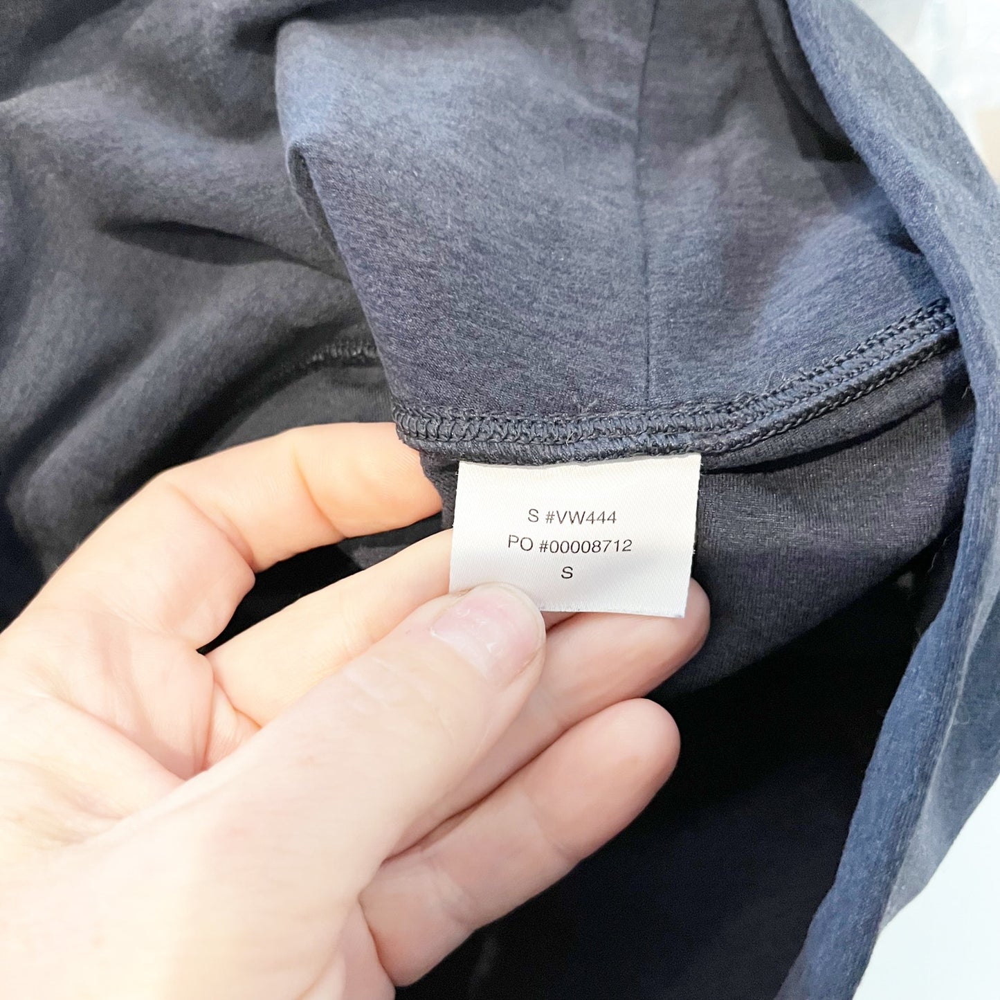 Vuori Clean Elevation High Rise Leggings Pants Midnight Heather Blue Small