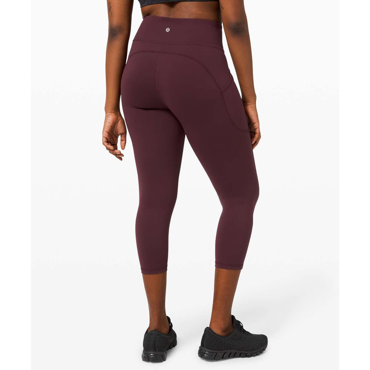 Lululemon Invigorate High-Rise Crop Leggings 23" Cassis Maroon 8