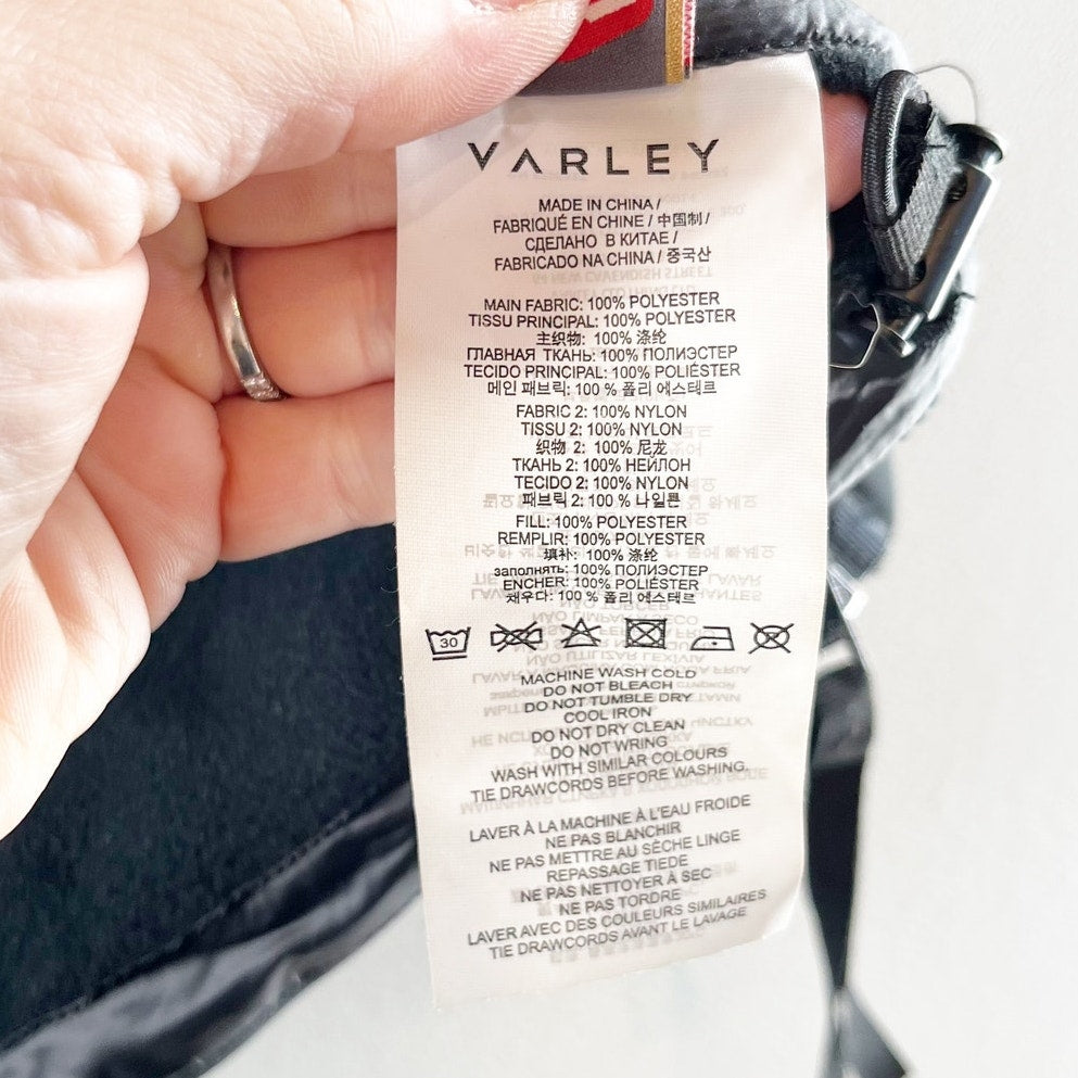 Varley Balfern Quilted Shell Full Zip Jacket Black XS
