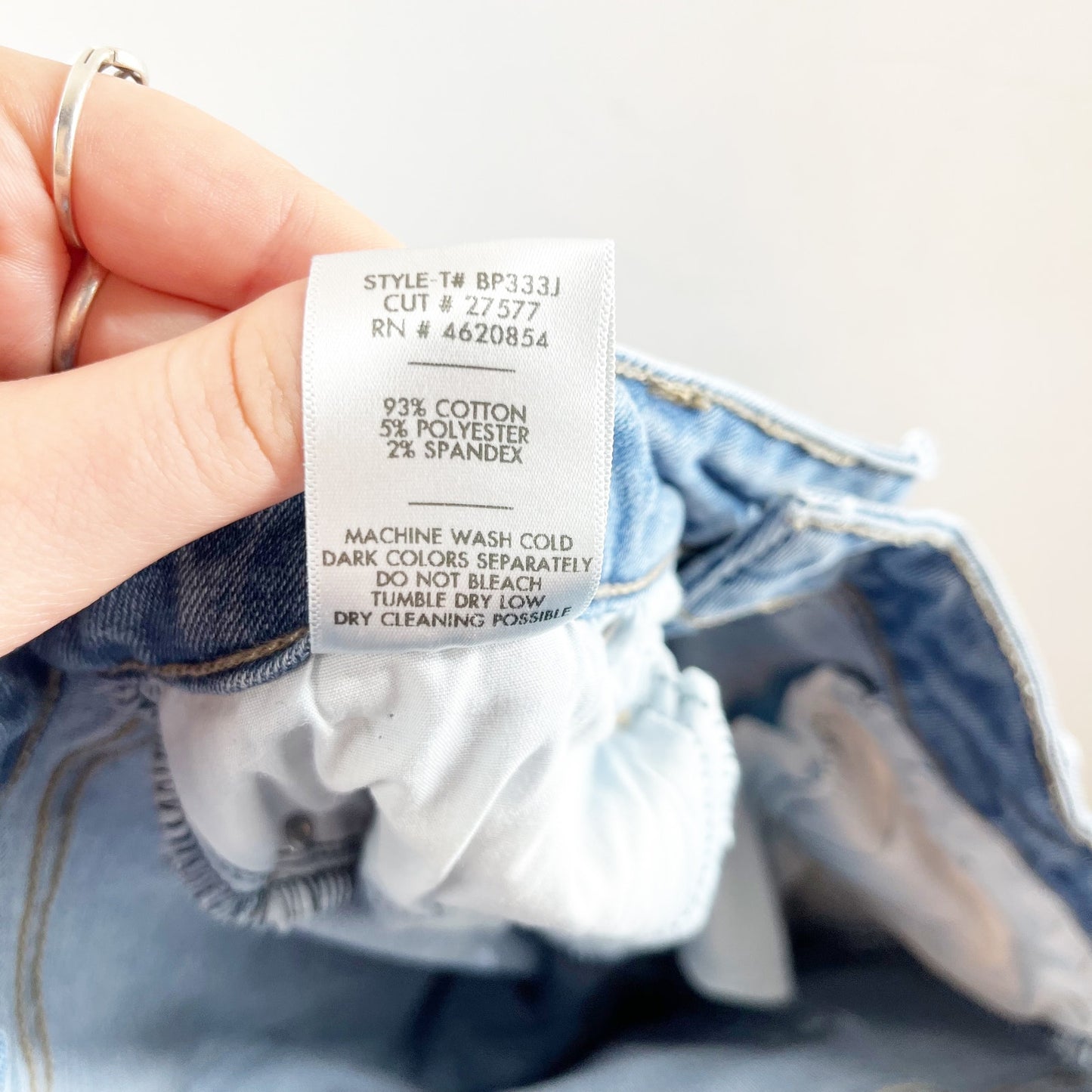 Just Black Denim The Fall High Waisted Denim Flare Jeans Medium Wash Blue 28